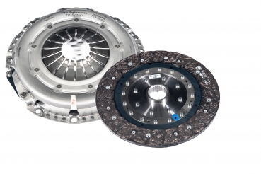 Reinforced pressure plate & organic friction disc without damper for BMW M54/N52 - slightly increased pressure point - no casting material-